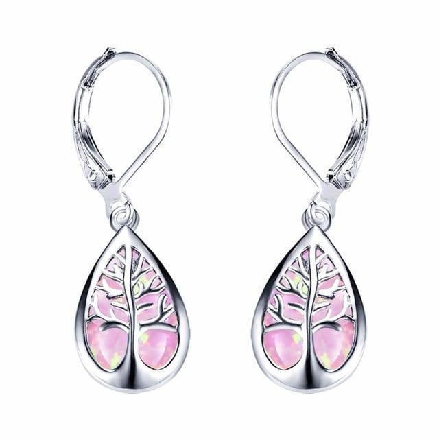Zona | Tree of Life Drop Earrings