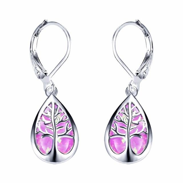 Zona | Tree of Life Drop Earrings