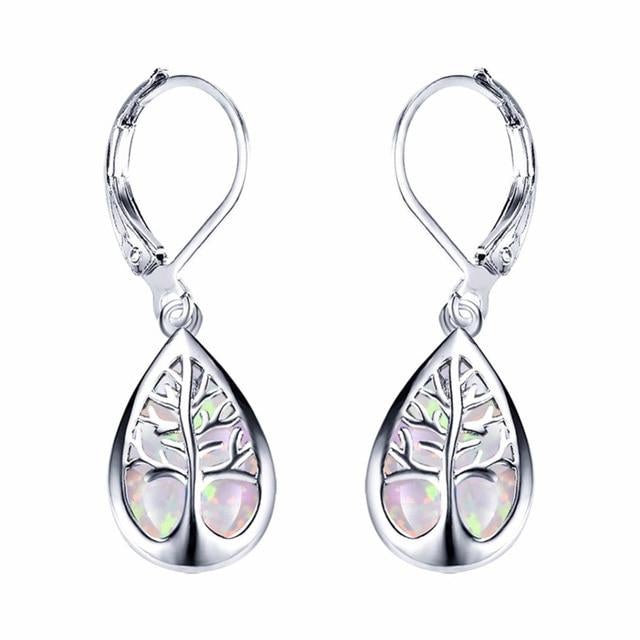 Zona | Tree of Life Drop Earrings