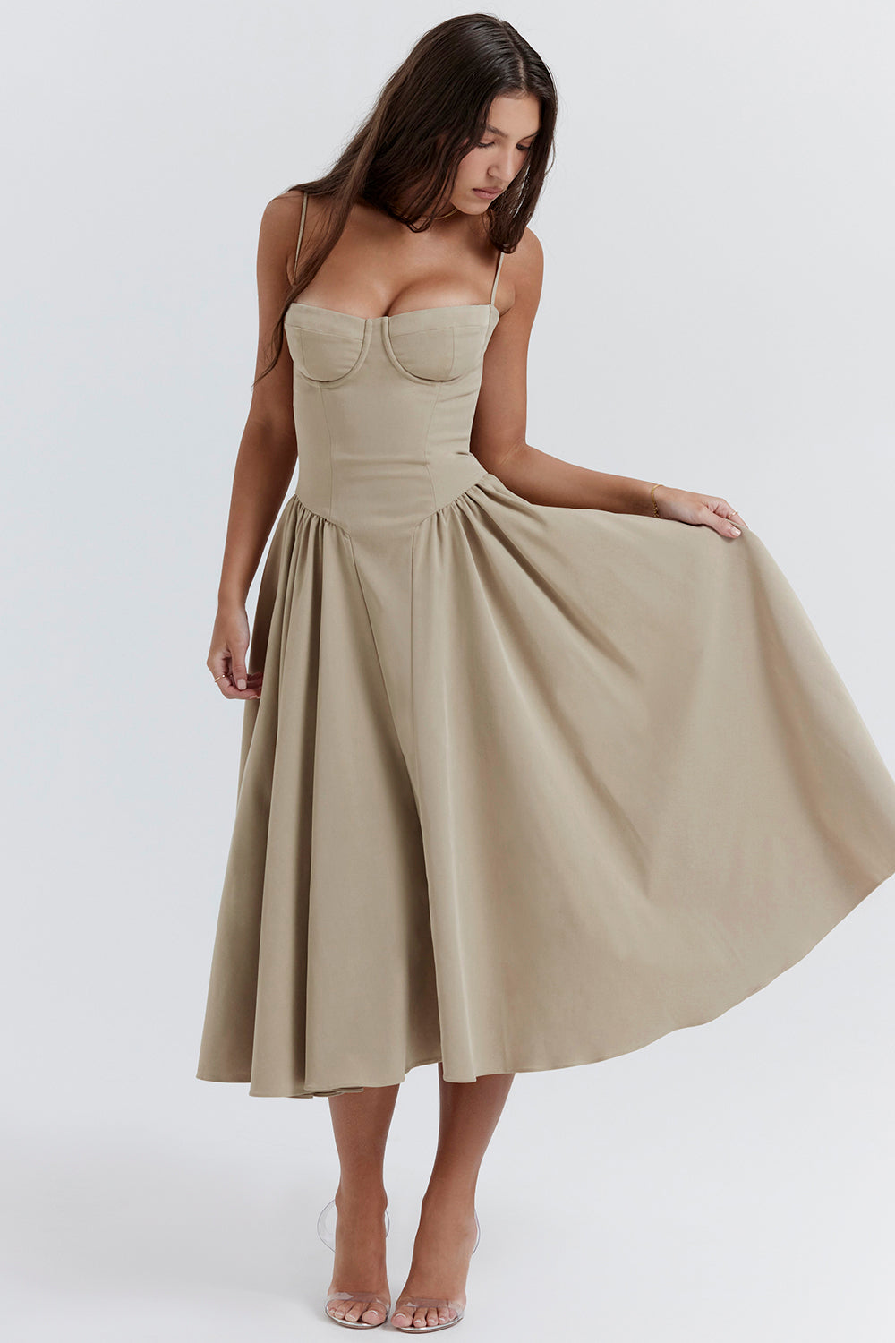 Dilly | Corset Midi Dress