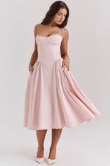 Dilly | Corset Midi Dress