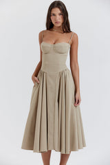 Dilly | Corset Midi Dress