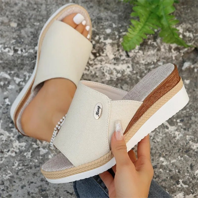 Mikayla | Ergonomic Denim-Inspired Sandals