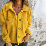 Vivienne | Relaxed Fleece Jacket with Lapels