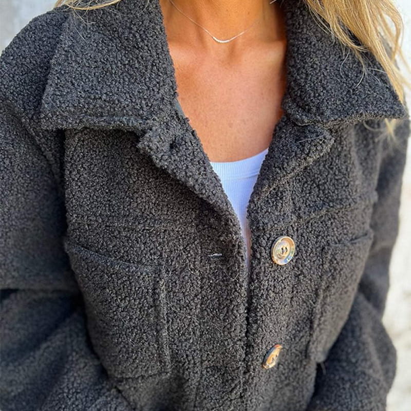 Céleste | Cozy Button-Up Winter Jacket