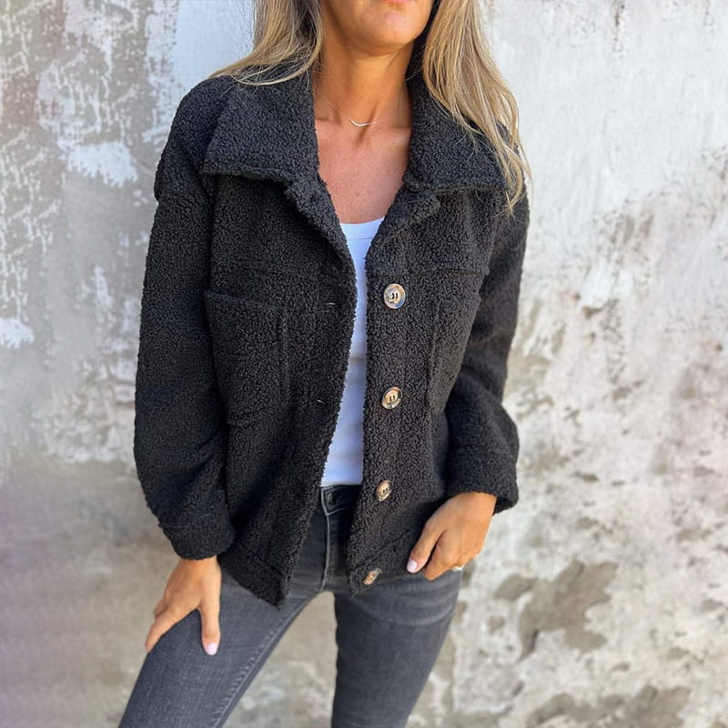 Céleste | Cozy Button-Up Winter Jacket