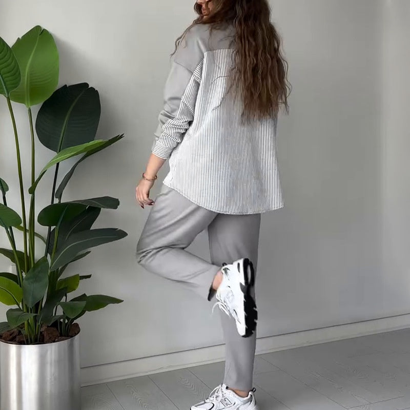 Céleste | Color-Block Lounge Two-Piece Set