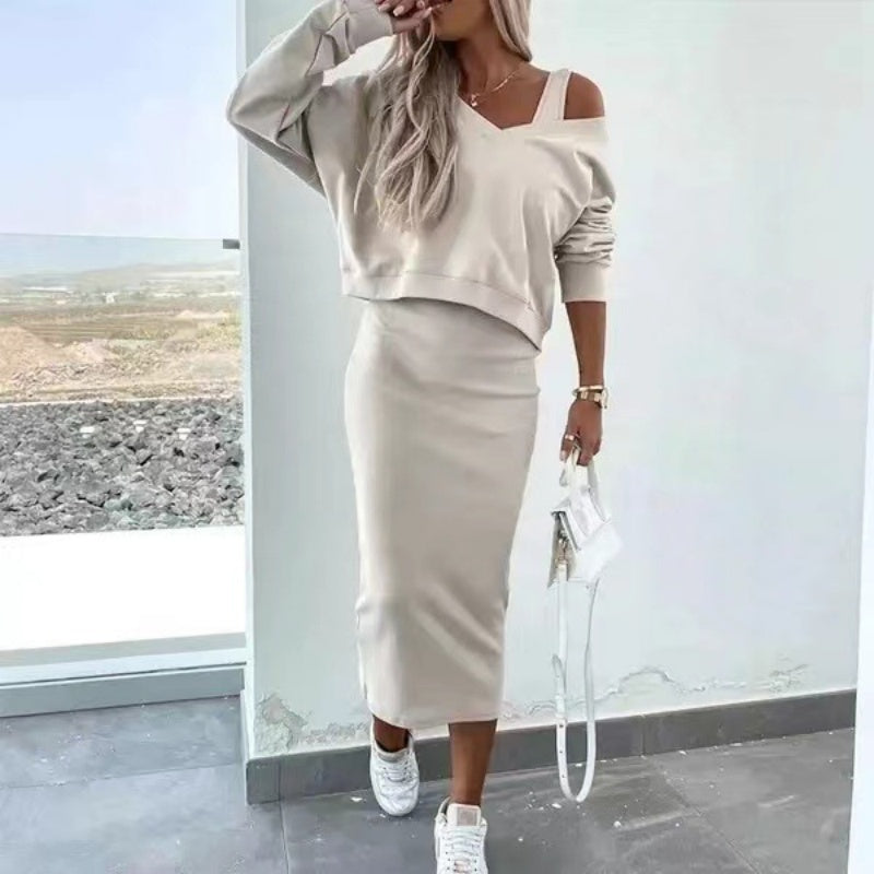 Misty | Long-Sleeve Two-Piece Knit Set