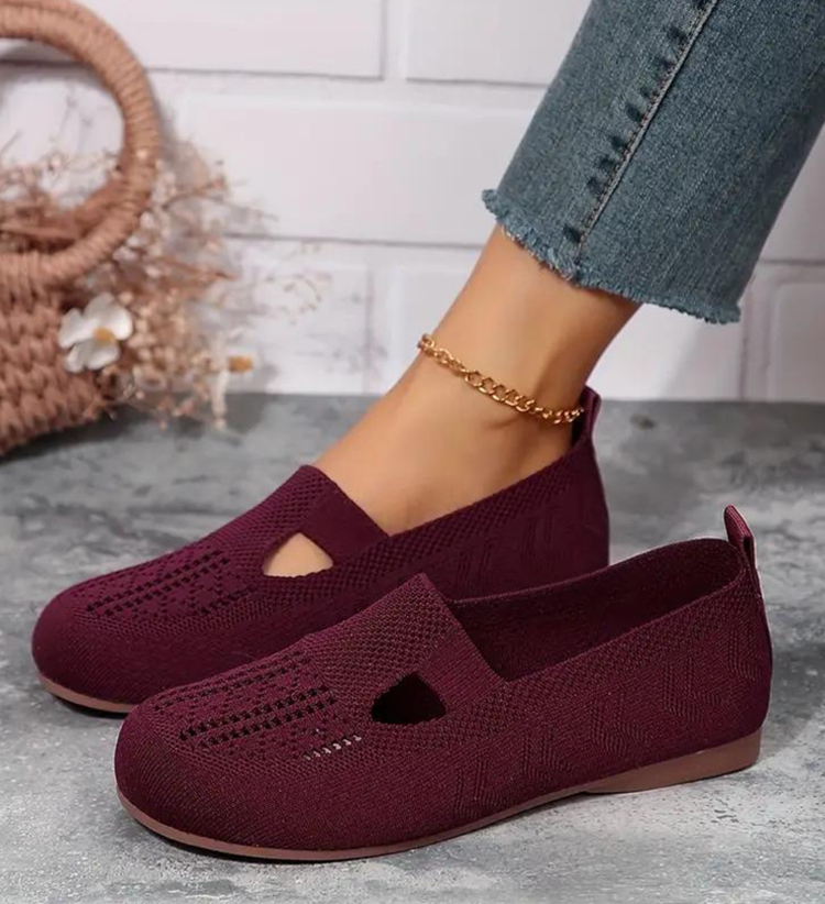Fannie | Ergonomic Knit Slip-On Sandals