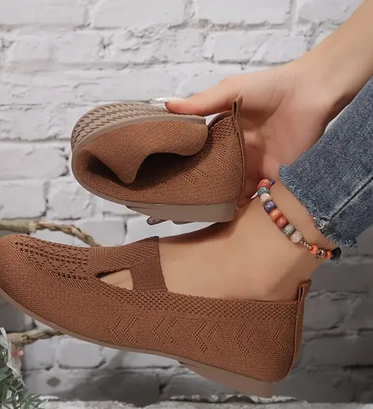 Fannie | Ergonomic Knit Slip-On Sandals