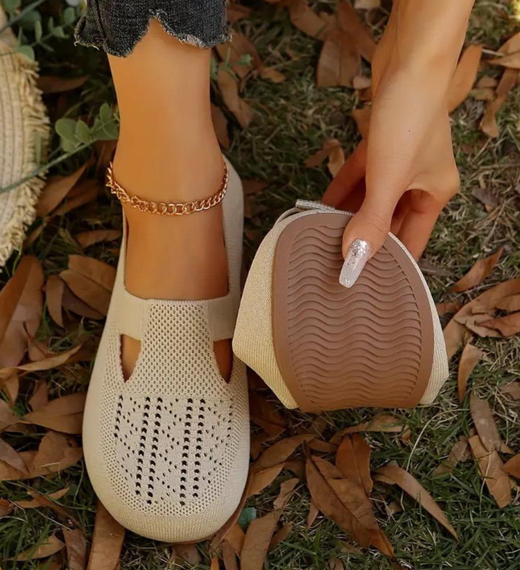 Bessie | Ergonomic Knit Slip-On Sandals