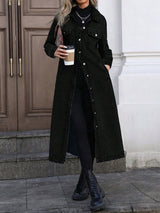 Lena | Relaxed Long Denim Jacket