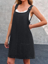 Hazel | Relaxed Denim Overall Dress
