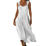 Marion | Sleeveless V-Neck Flowing Dress