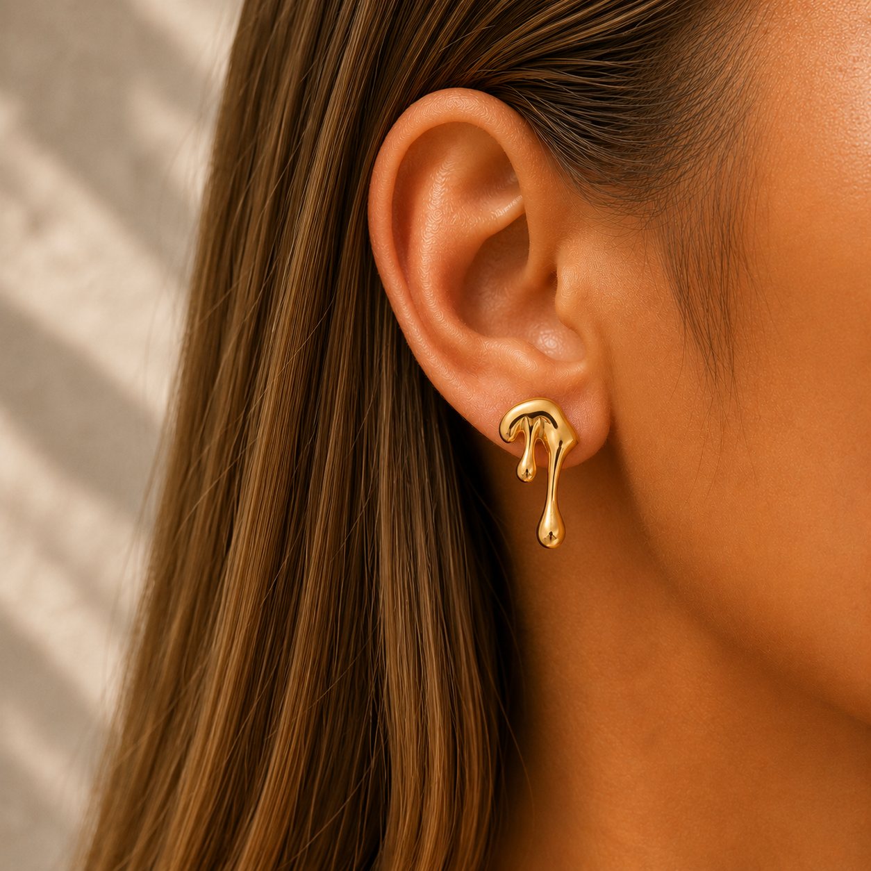 Peyton | Sculpted Teardrop Statement Earrings