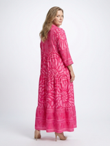 Nicki | Button-Front Midi Shirt Dress