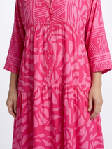 Nicki | Button-Front Midi Shirt Dress