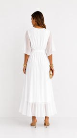 Leanna | Chiffon Wrap Maxi Dress