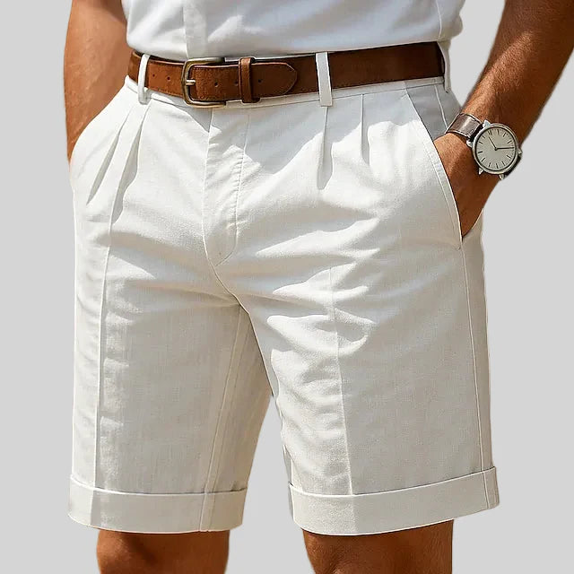 Bud | Pleated Tailored Shorts