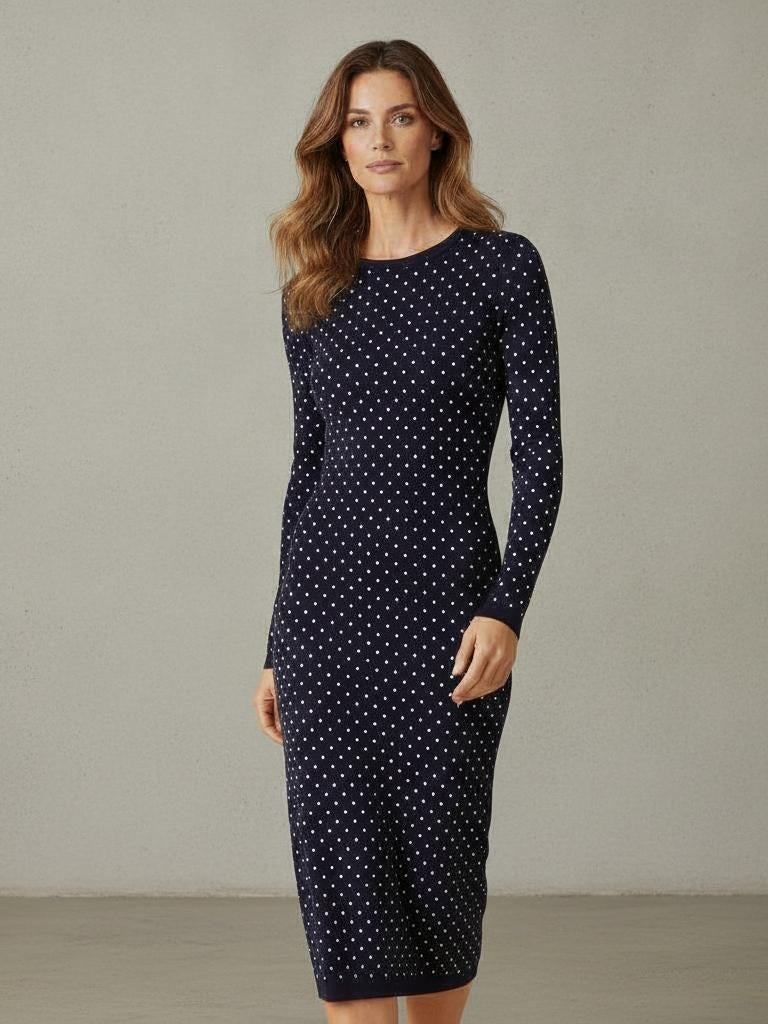 Nyla | Midi-Maxi Polka Dot Dress