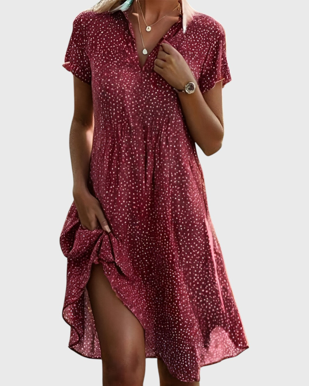 Céleste | Loose-Fit Printed Summer Dress