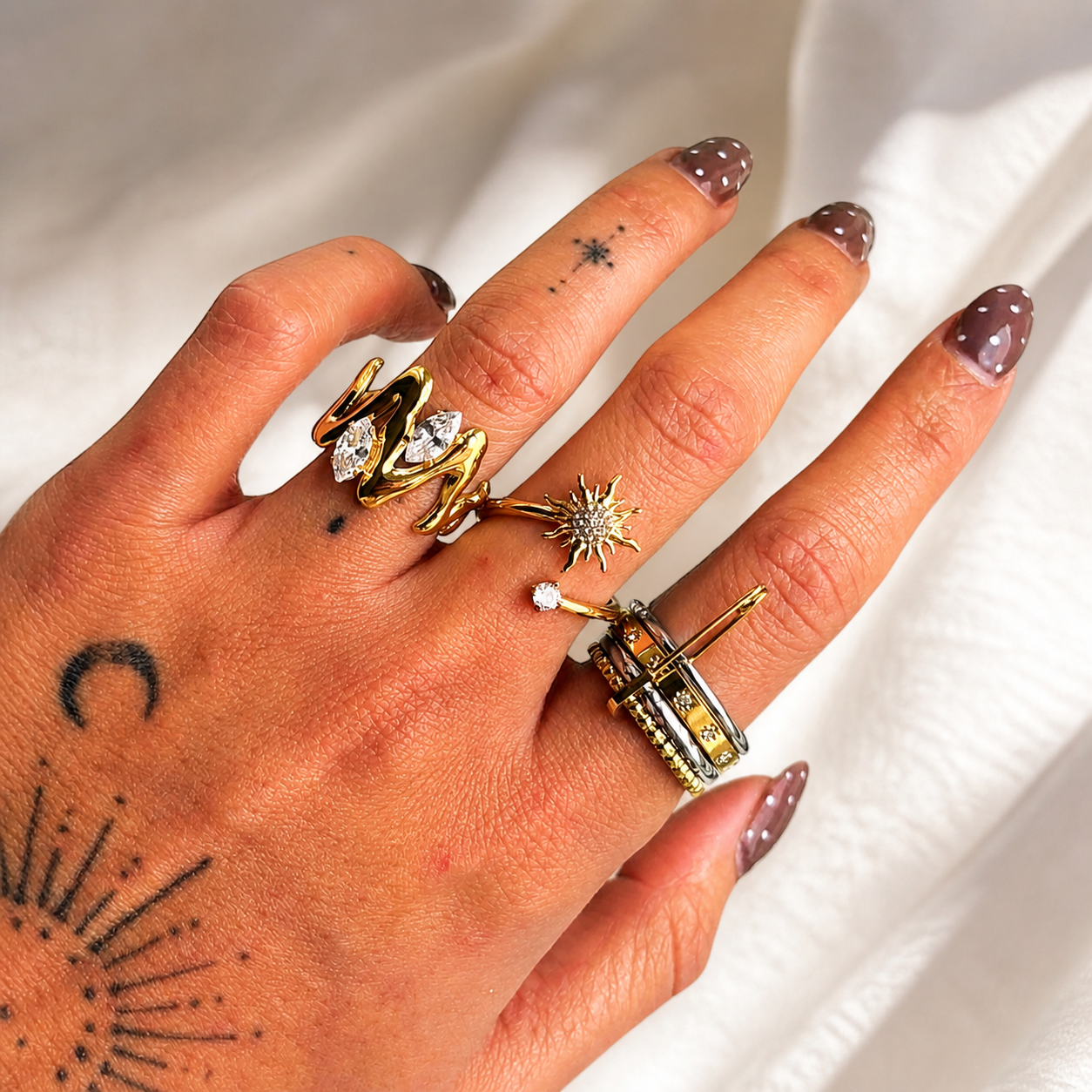 Sieglinde | Bold Stacked Ring