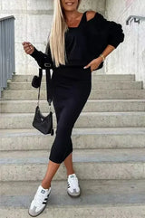 Misty | Long-Sleeve Two-Piece Knit Set