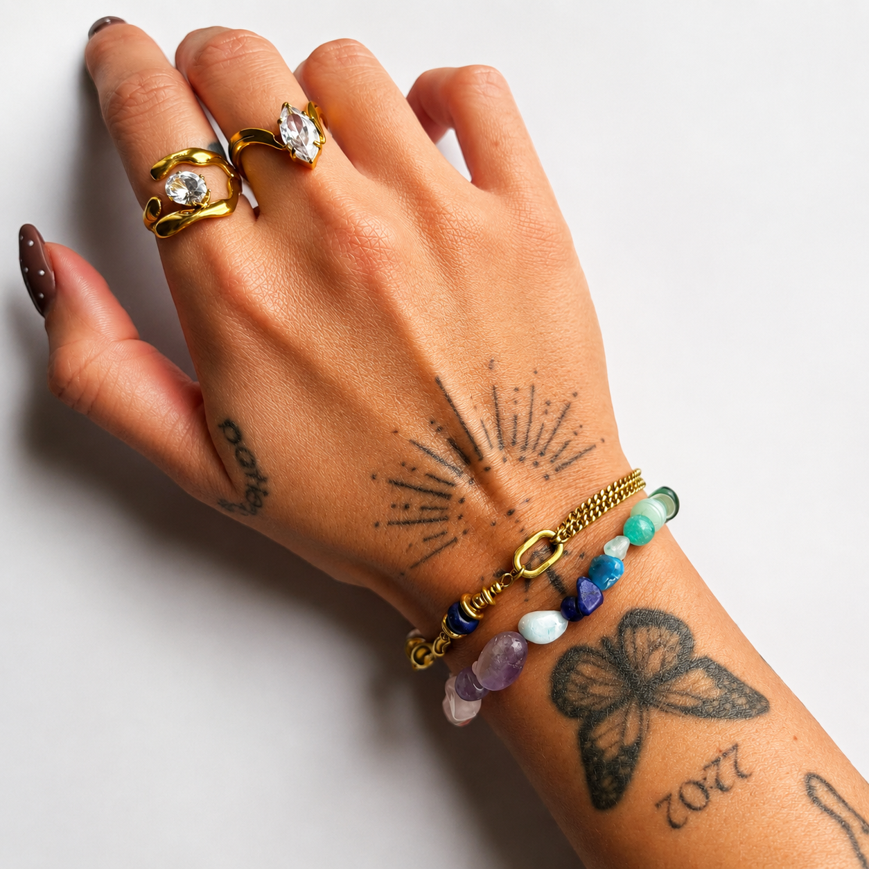 Christa | Crystal Beaded Bracelet
